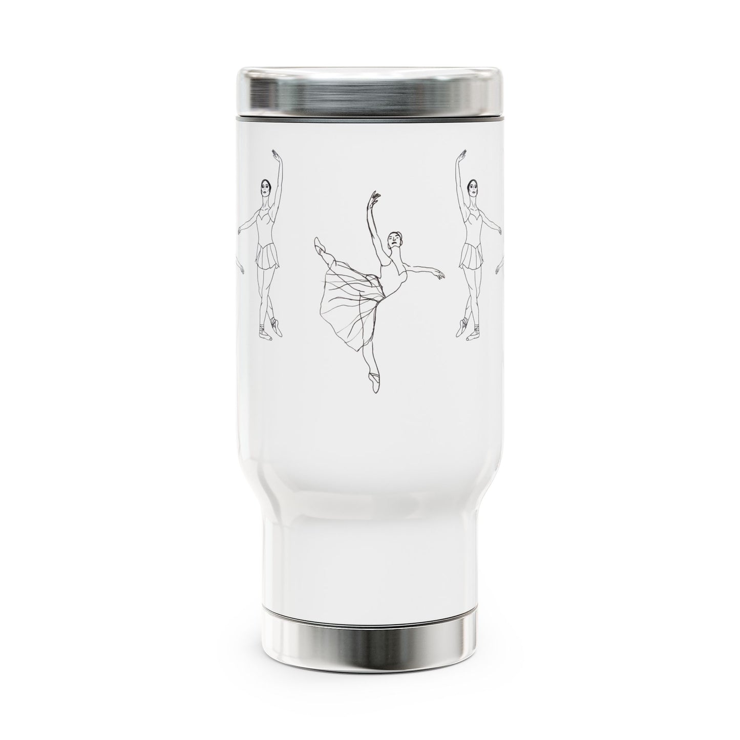 Corps de Ballet Travel Mug — 14oz Insulated Dance Coffee Tumbler