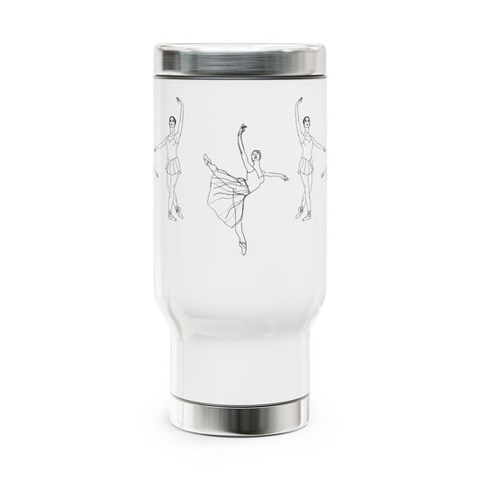 Corps de Ballet Travel Mug — 14oz Insulated Dance Coffee Tumbler