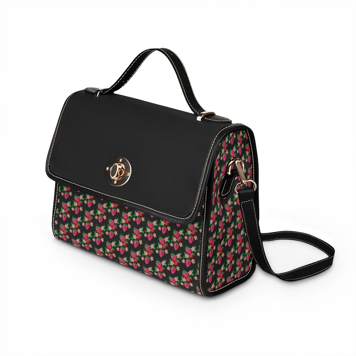 Strawberry Pattern Crossbody Purse