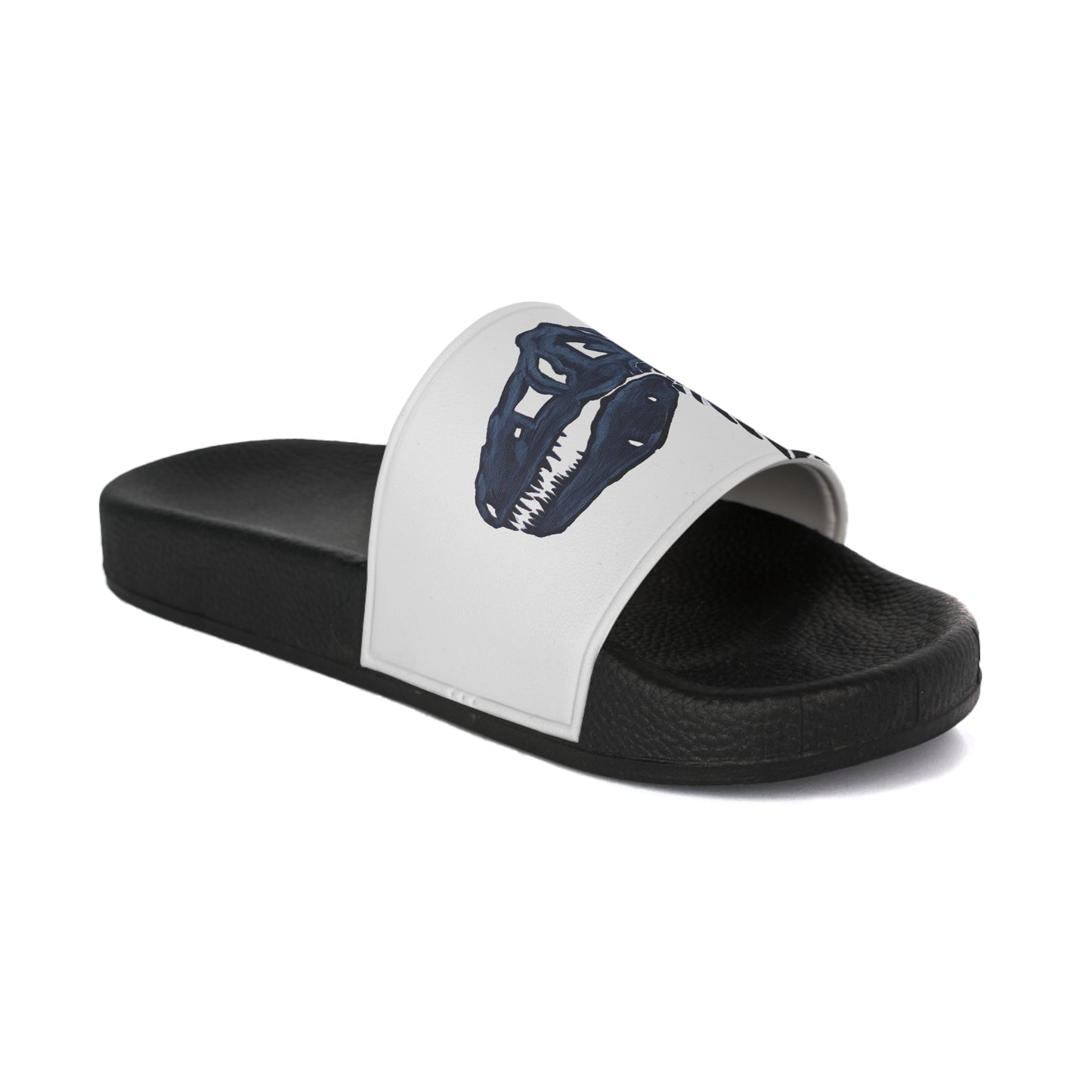 T. Rex Print Women’s Slide Sandals — Fun Summer Beach Slides