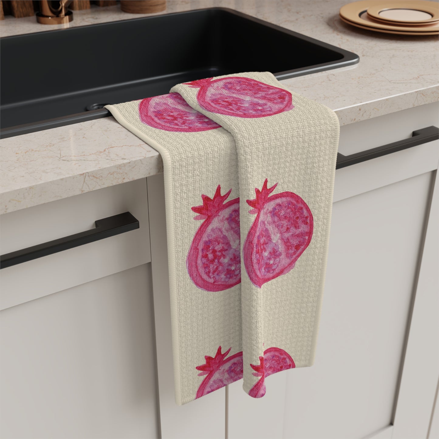 Microfiber Pomegranate Tea Towel