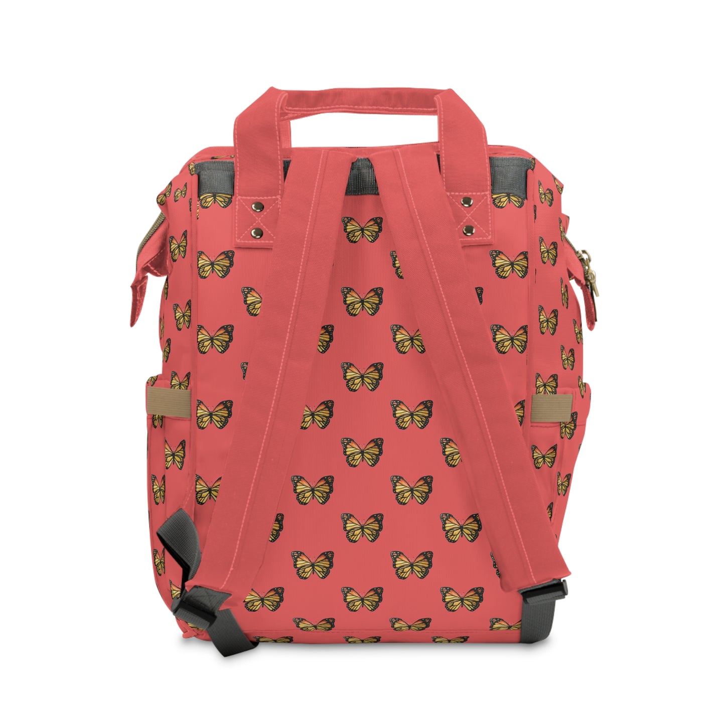 Butterfly Print Diaper Backpack — Multifunctional Baby Changing Bag