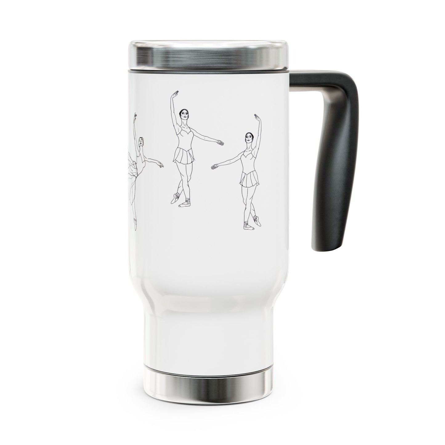 Corps de Ballet Travel Mug — 14oz Insulated Dance Coffee Tumbler