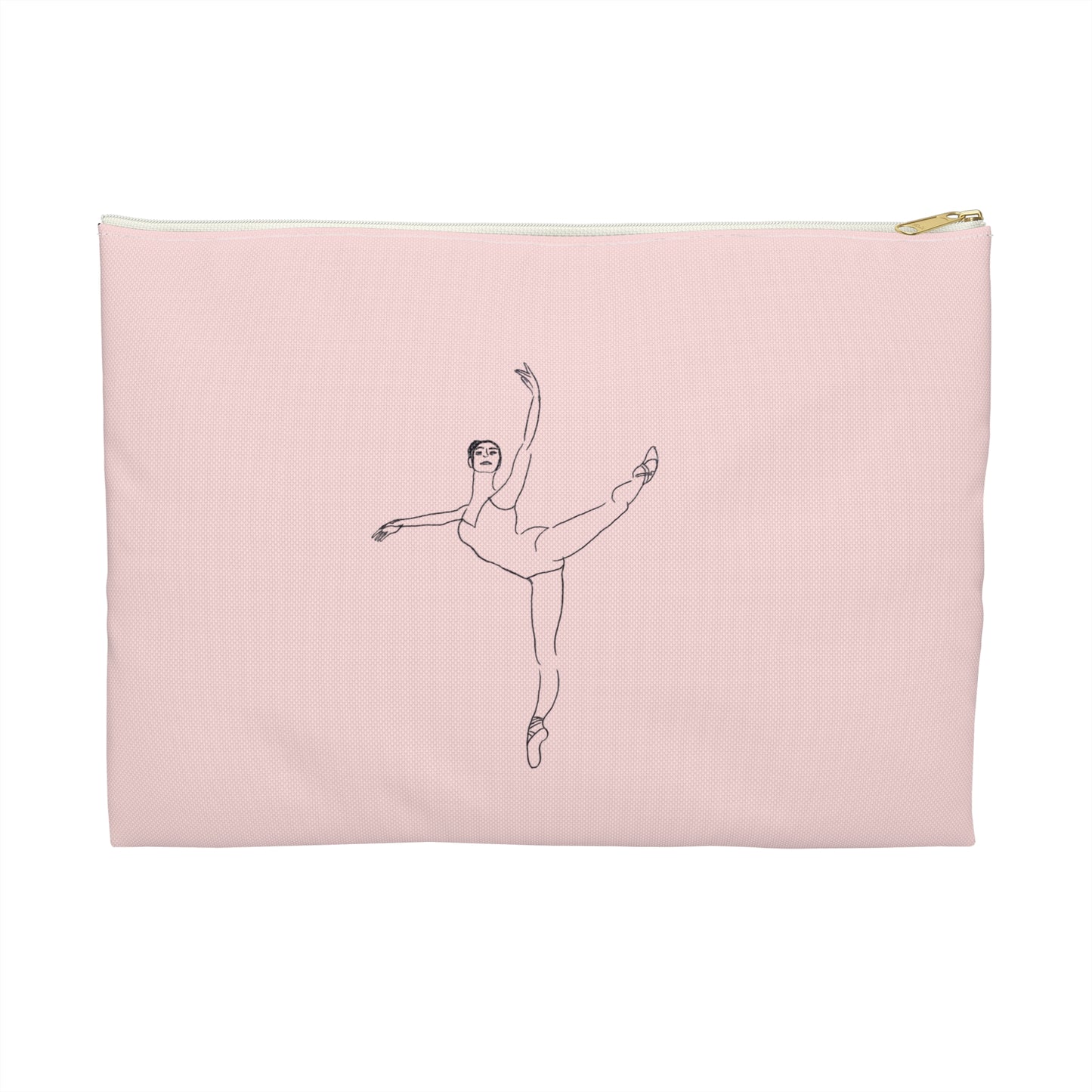 Ballet Dancer Accessory Pouch — Minimalist Dance Makeup & Jewelry Bag