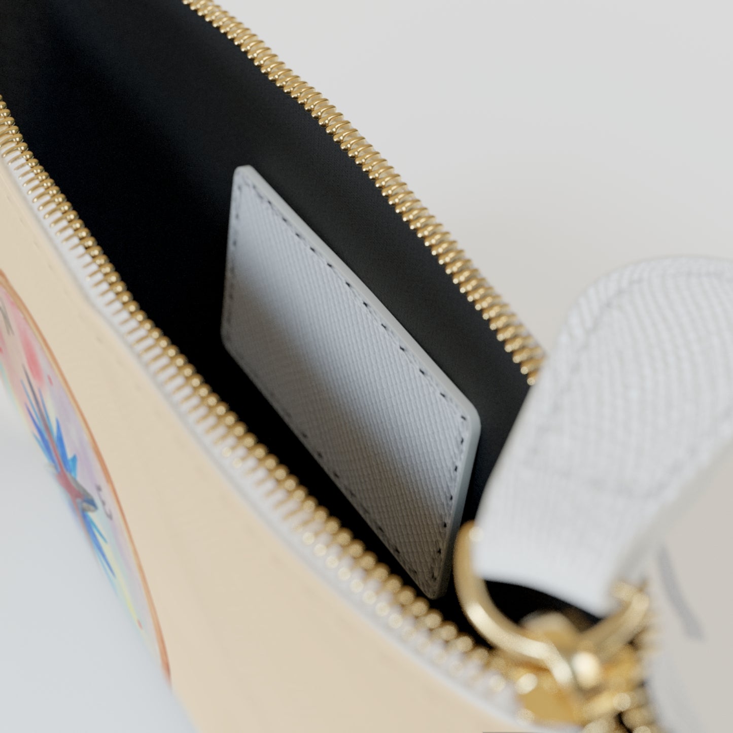 Mini Clutch Bag — Watercolor Compass Coin Purse | Travel-Inspired, Boho Gift