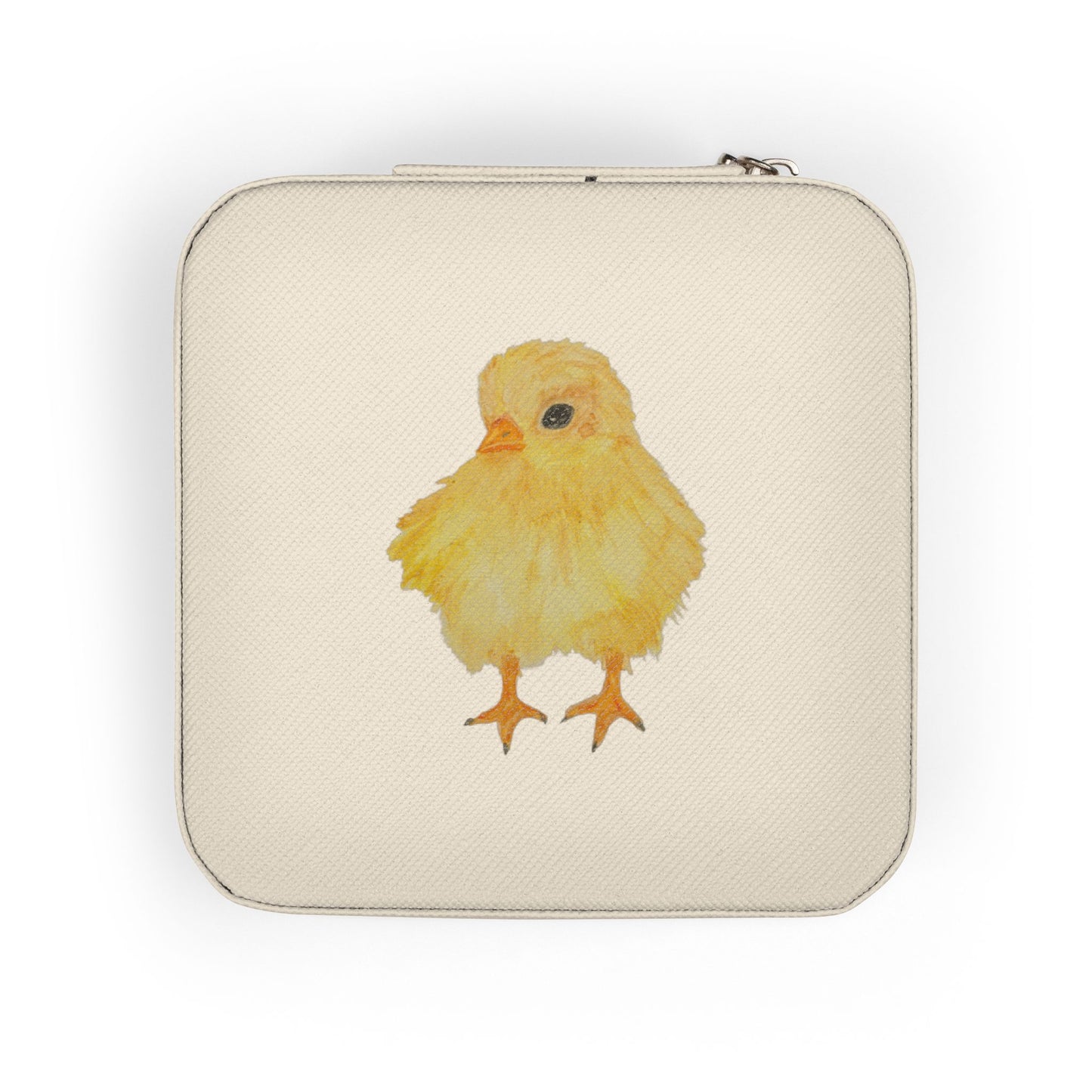 Baby Chick Travel Jewelry Organizer Case — Compact Easter Gift