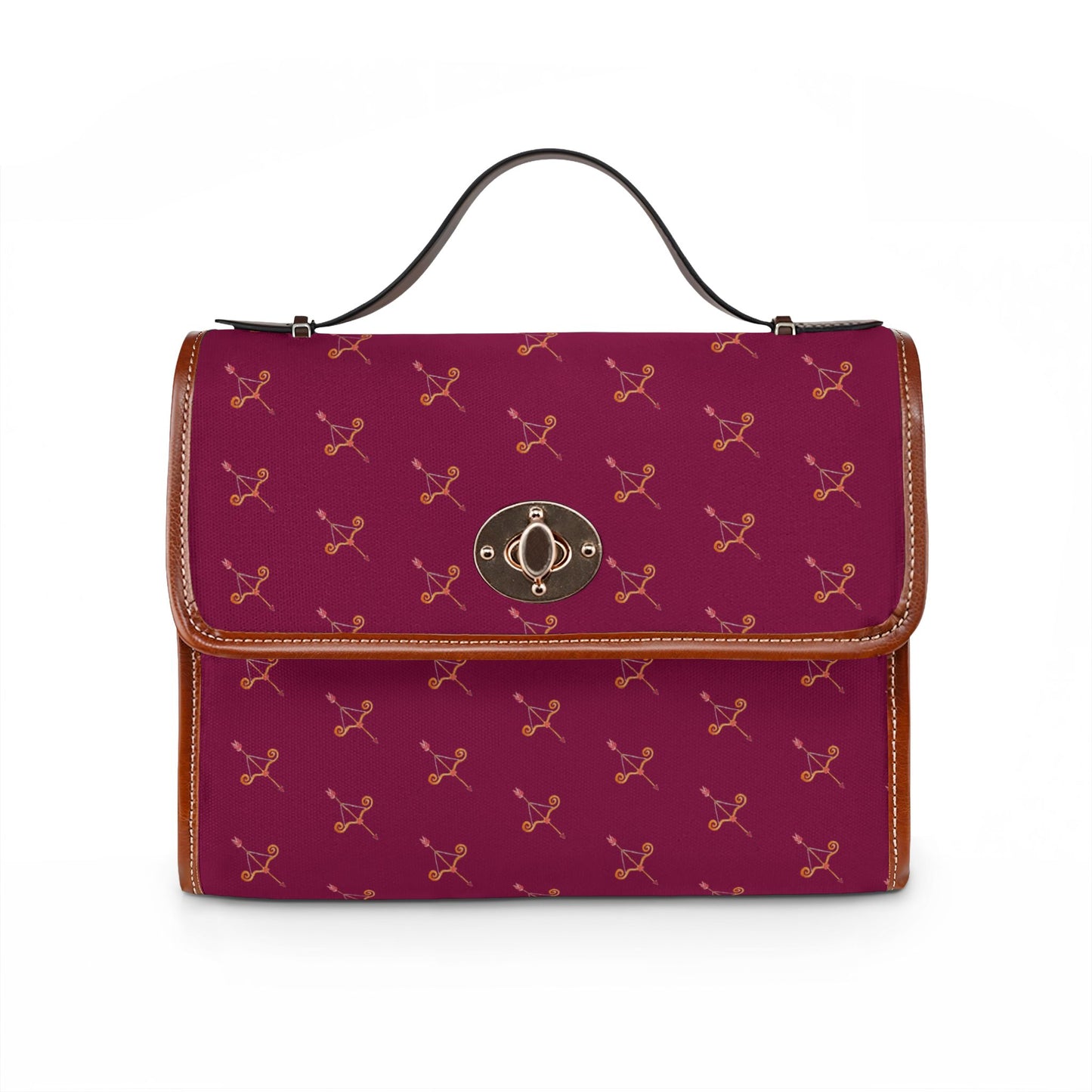 Cupid's Bow Waterproof Berry tone Bag