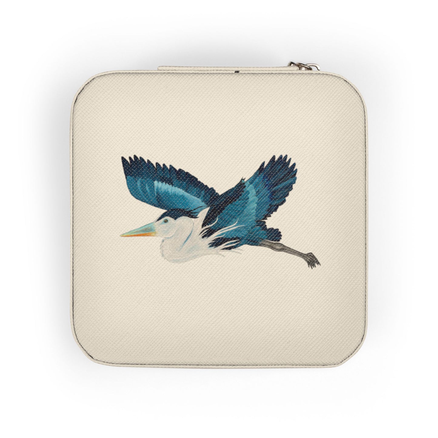Bird Heron Jewelry Travel Case