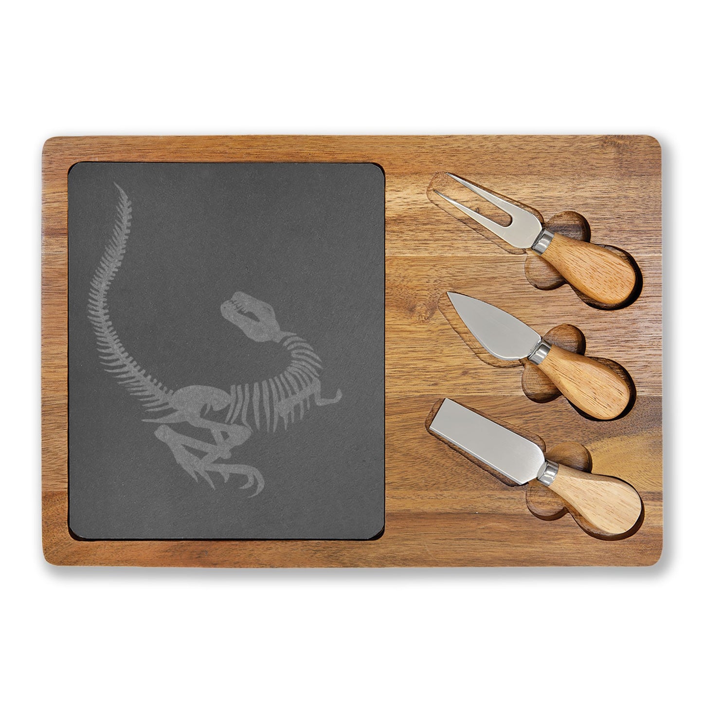 Dinosaur Fossil Slate Charcuterie Boards
