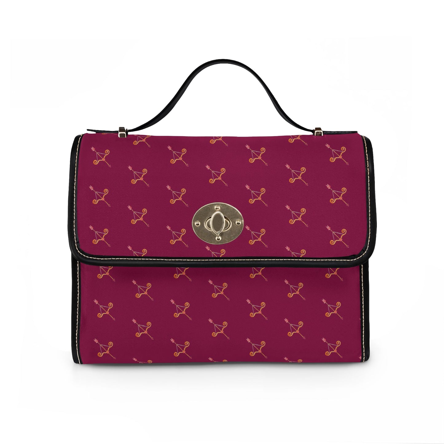 Cupid's Bow Waterproof Berry tone Bag
