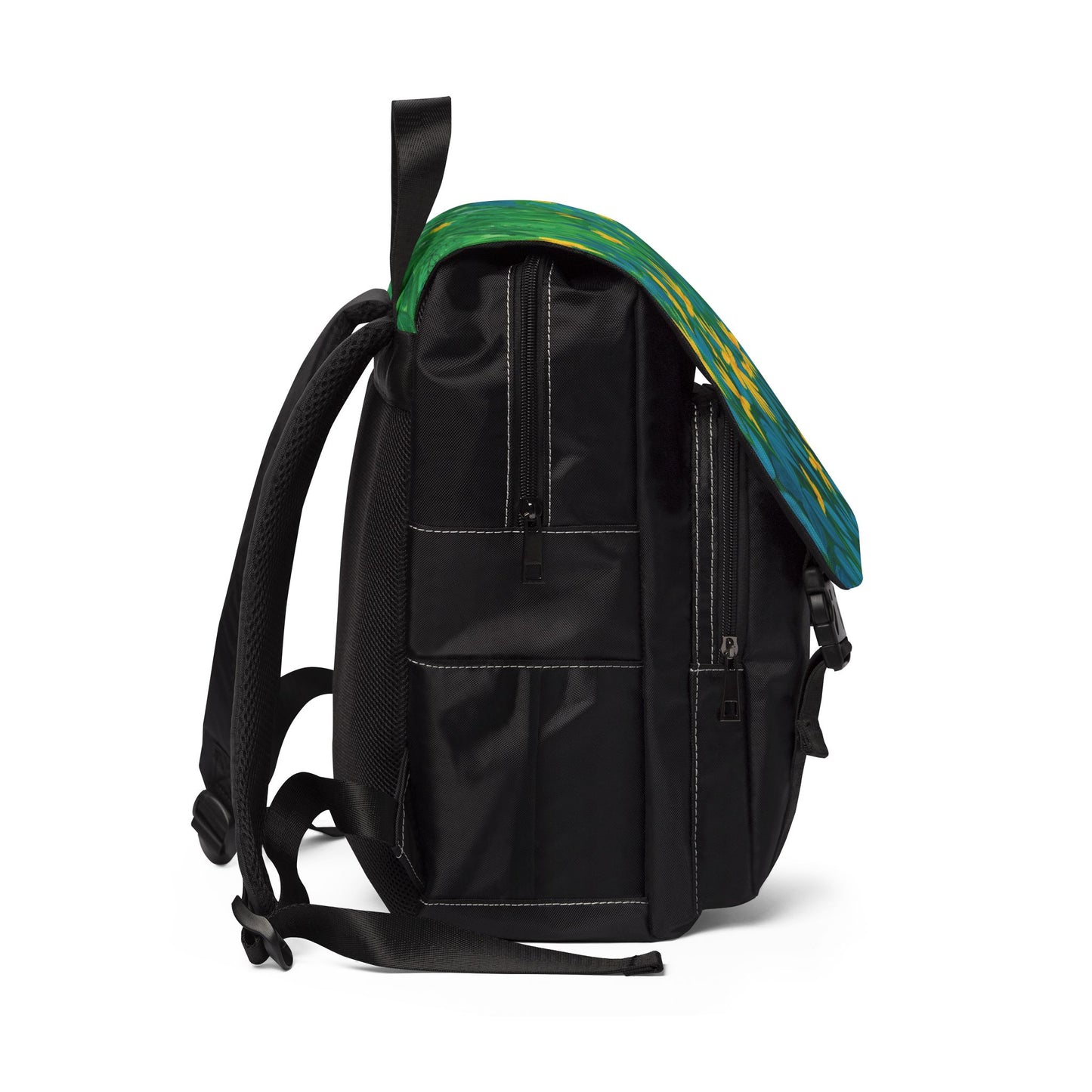 Summer Floral Unisex Casual Shoulder Backpack