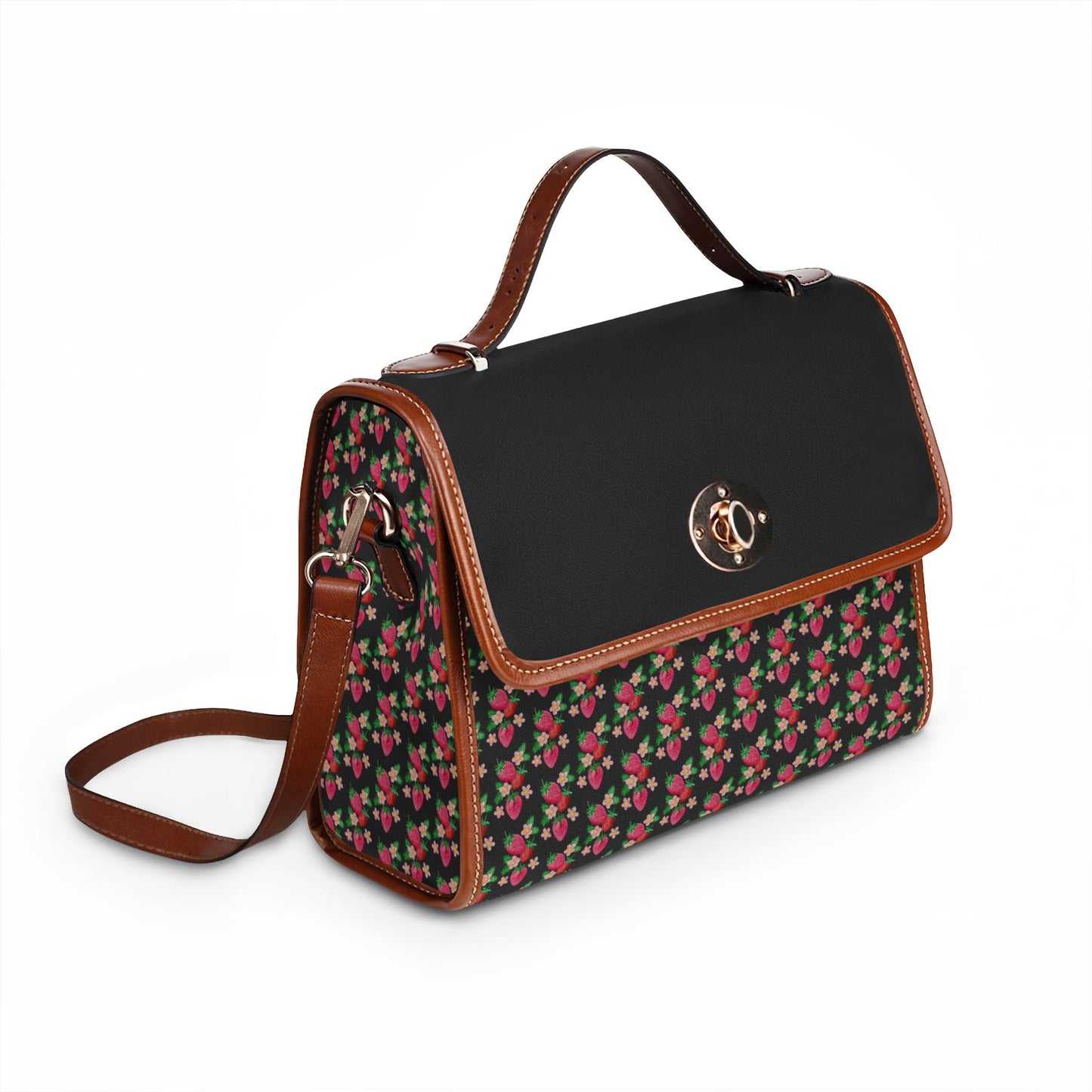 Strawberry Pattern Crossbody Purse
