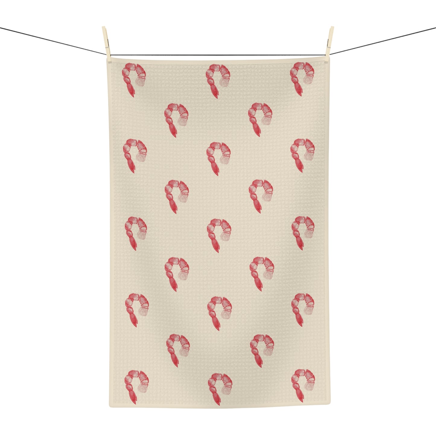 Shrimp Cocktail Microfiber Tea Towel