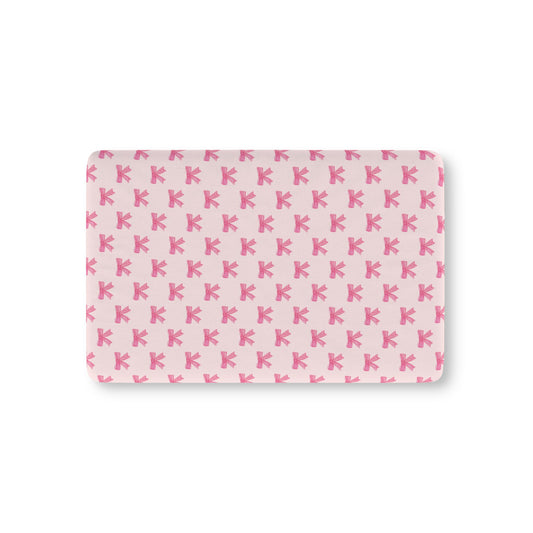 Pink Bow Baby Fitted Crib Sheet — Soft Nursery Bedding