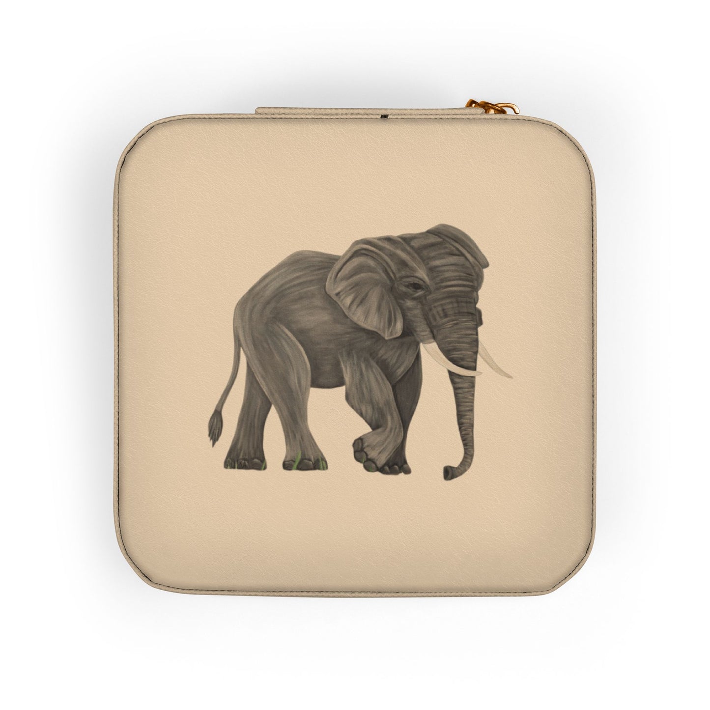 Grey Elephant Jewelry Travel Case