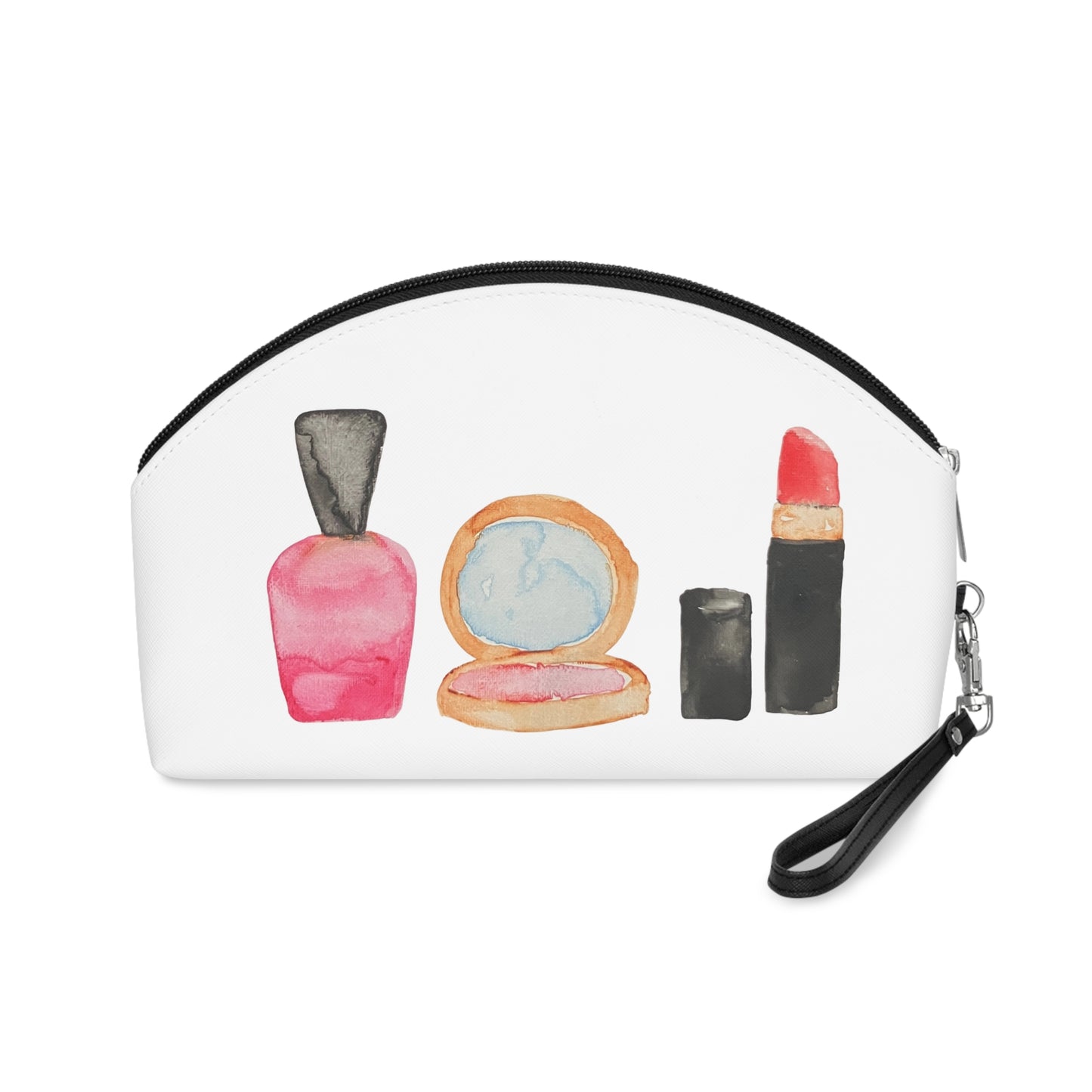 Watercolor Lipstick Compact Nail Polish Makeup Bag | Cosmetic Pouch