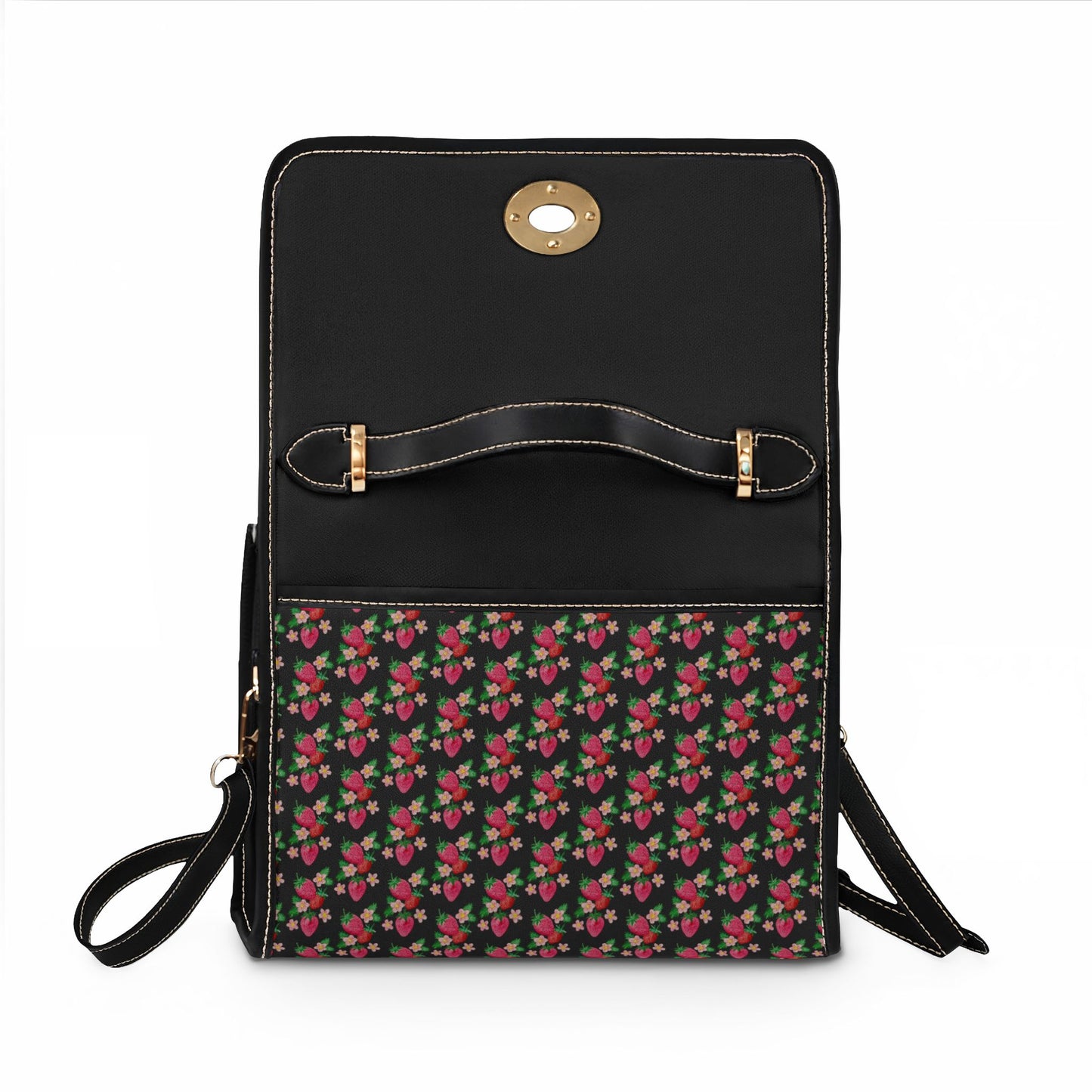 Strawberry Pattern Crossbody Purse