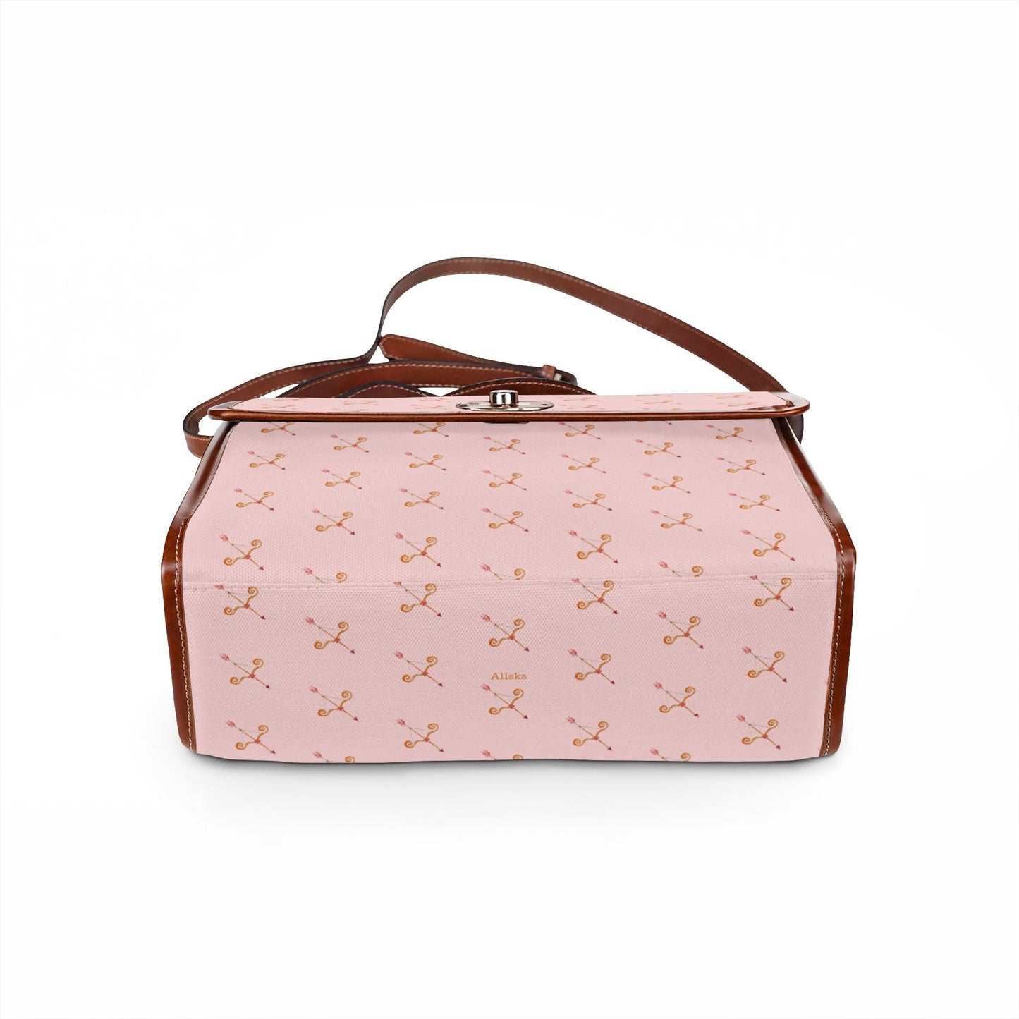 Cupid's Bow Waterproof Canvas Tote — Ballet Pink Bag