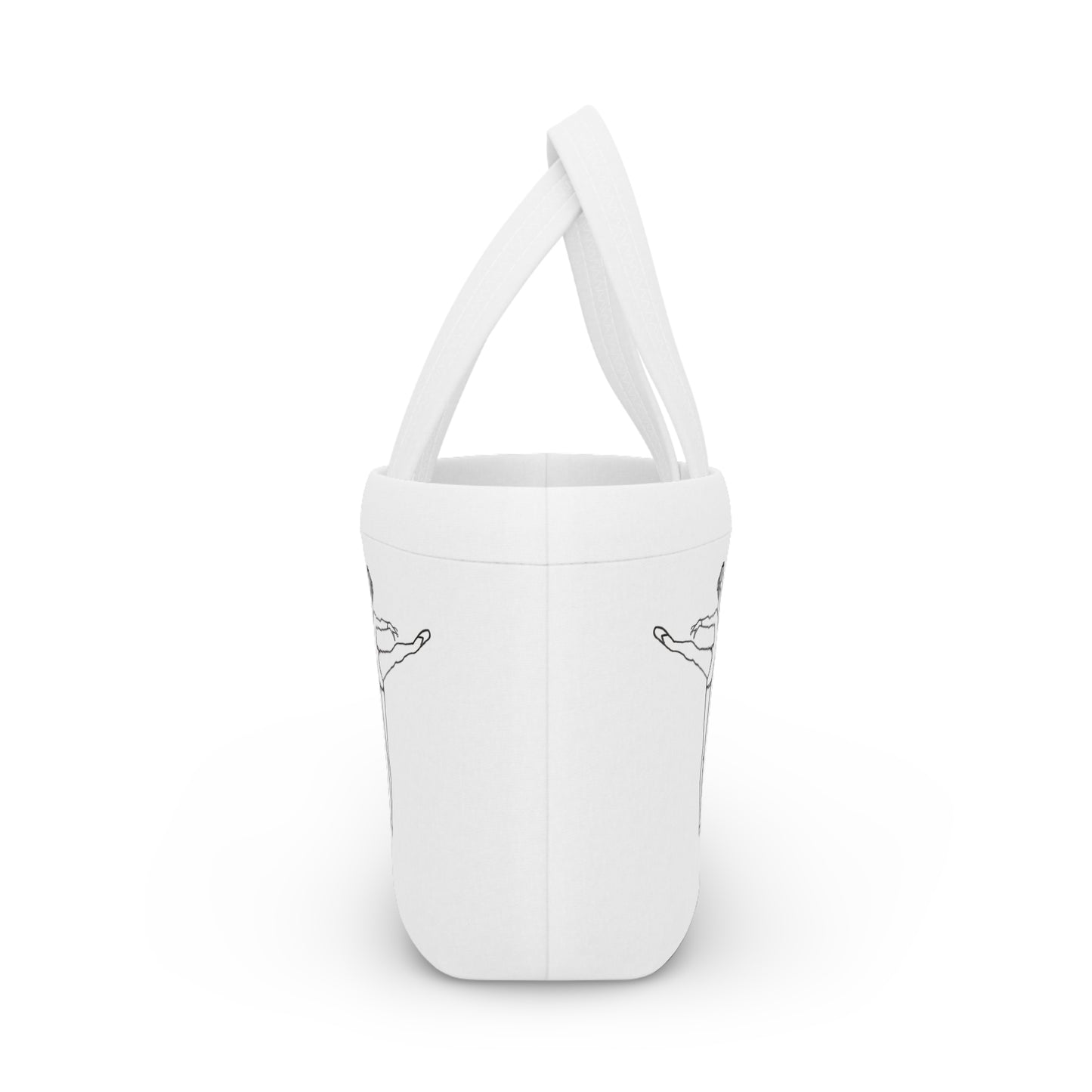 Ballet Dancer Lunch Bag — Twin Arabesque Tote for Dancers