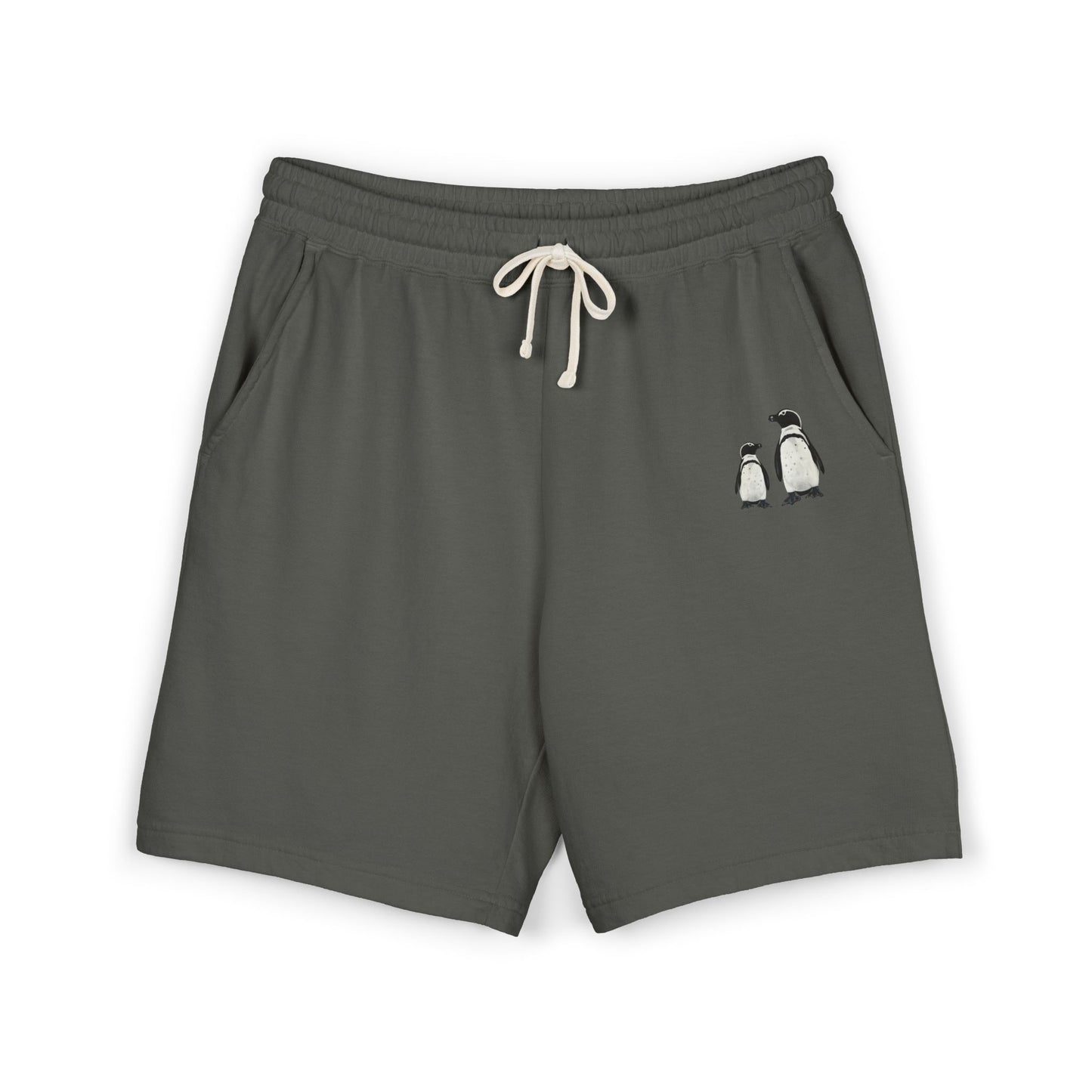 Penguin Love Garment-Dyed Lightweight Fleece Sweat Shorts