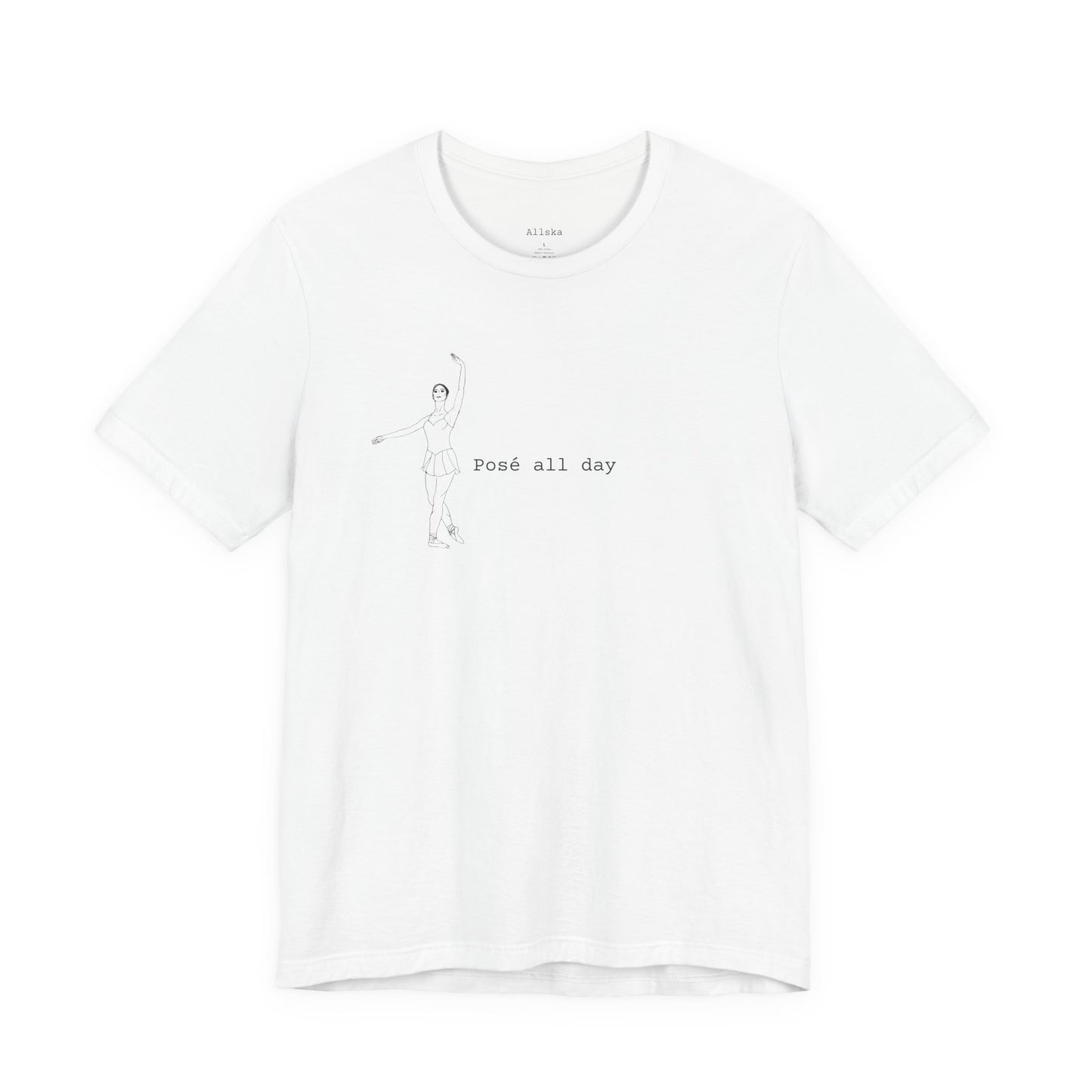 T-Shirt 'Posé All Day' Ballet Tee