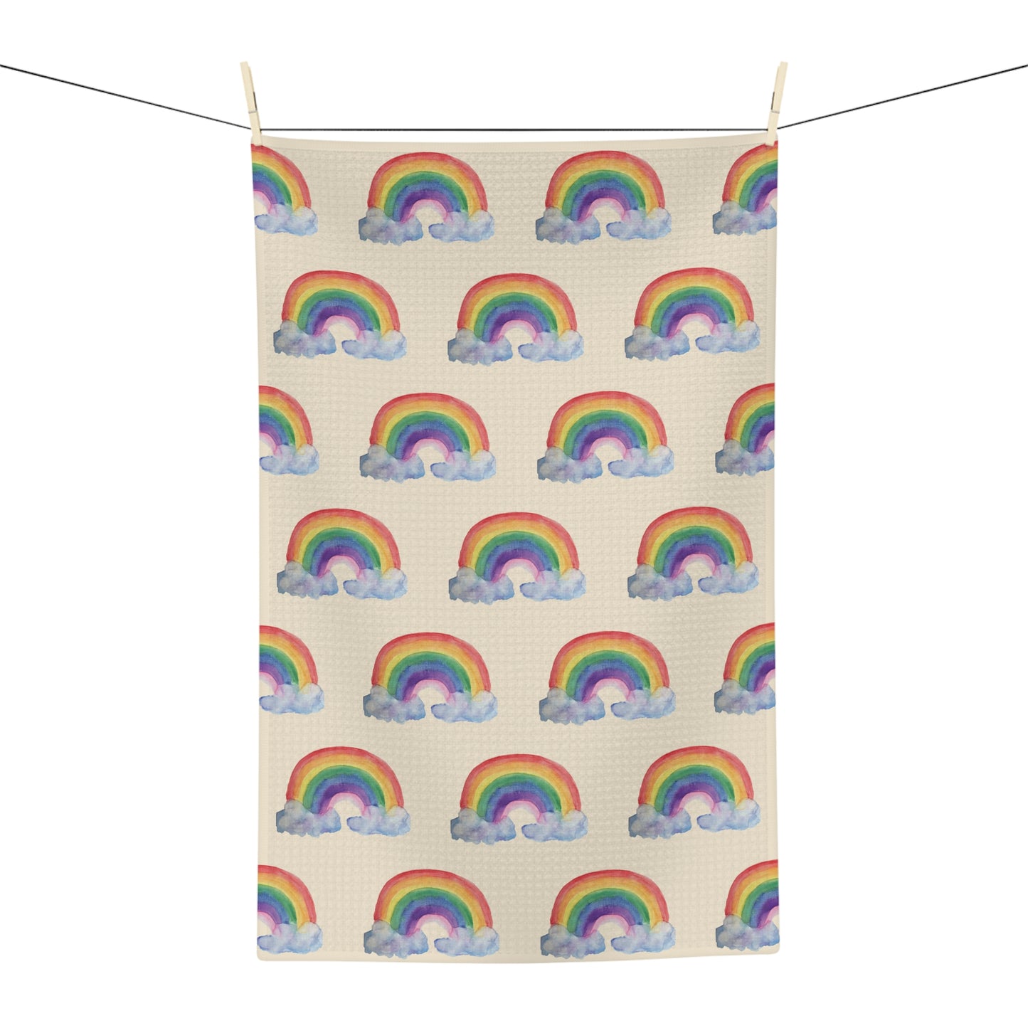 Cute Microfiber Rainbow Tea Towel