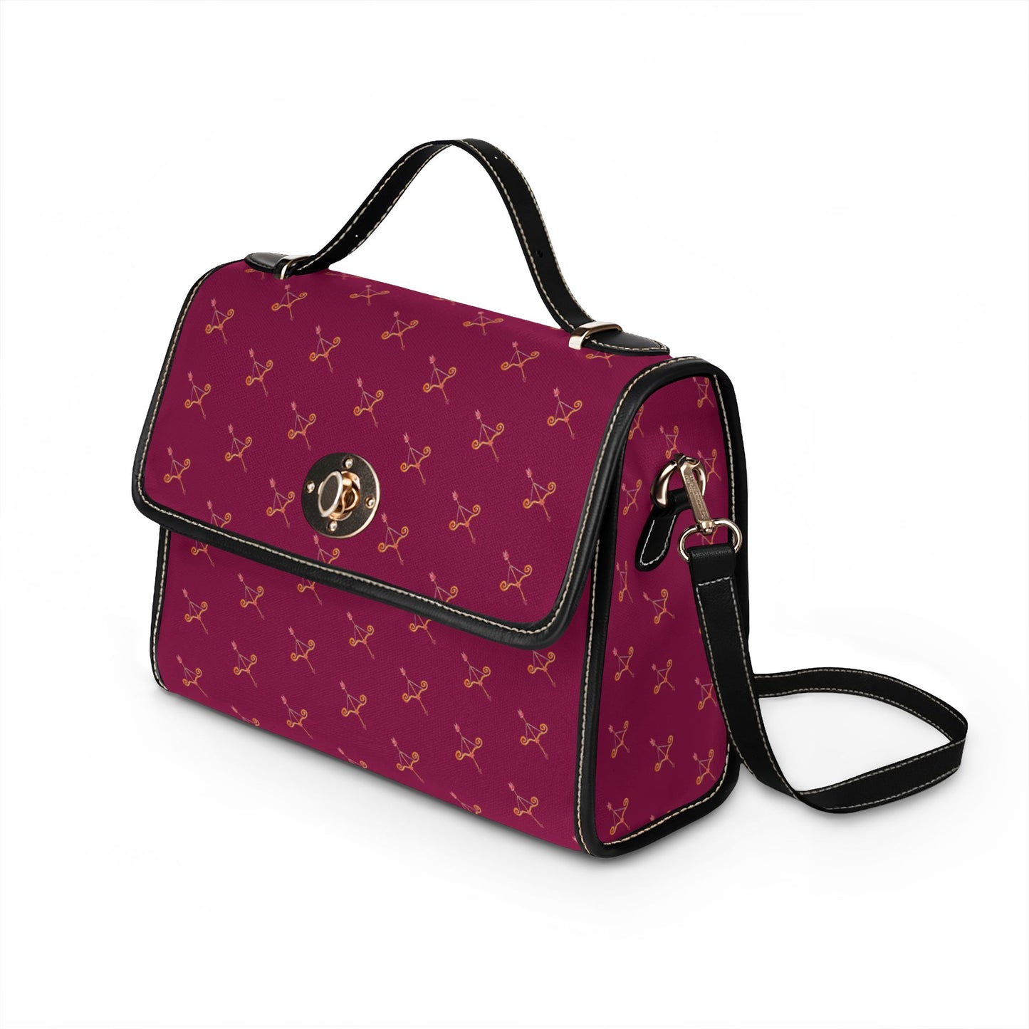 Cupid's Bow Waterproof Berry tone Bag