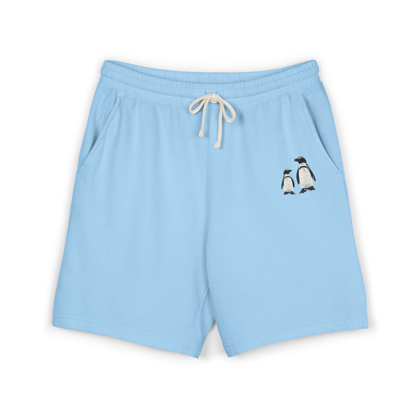 Penguin Love Garment-Dyed Lightweight Fleece Sweat Shorts