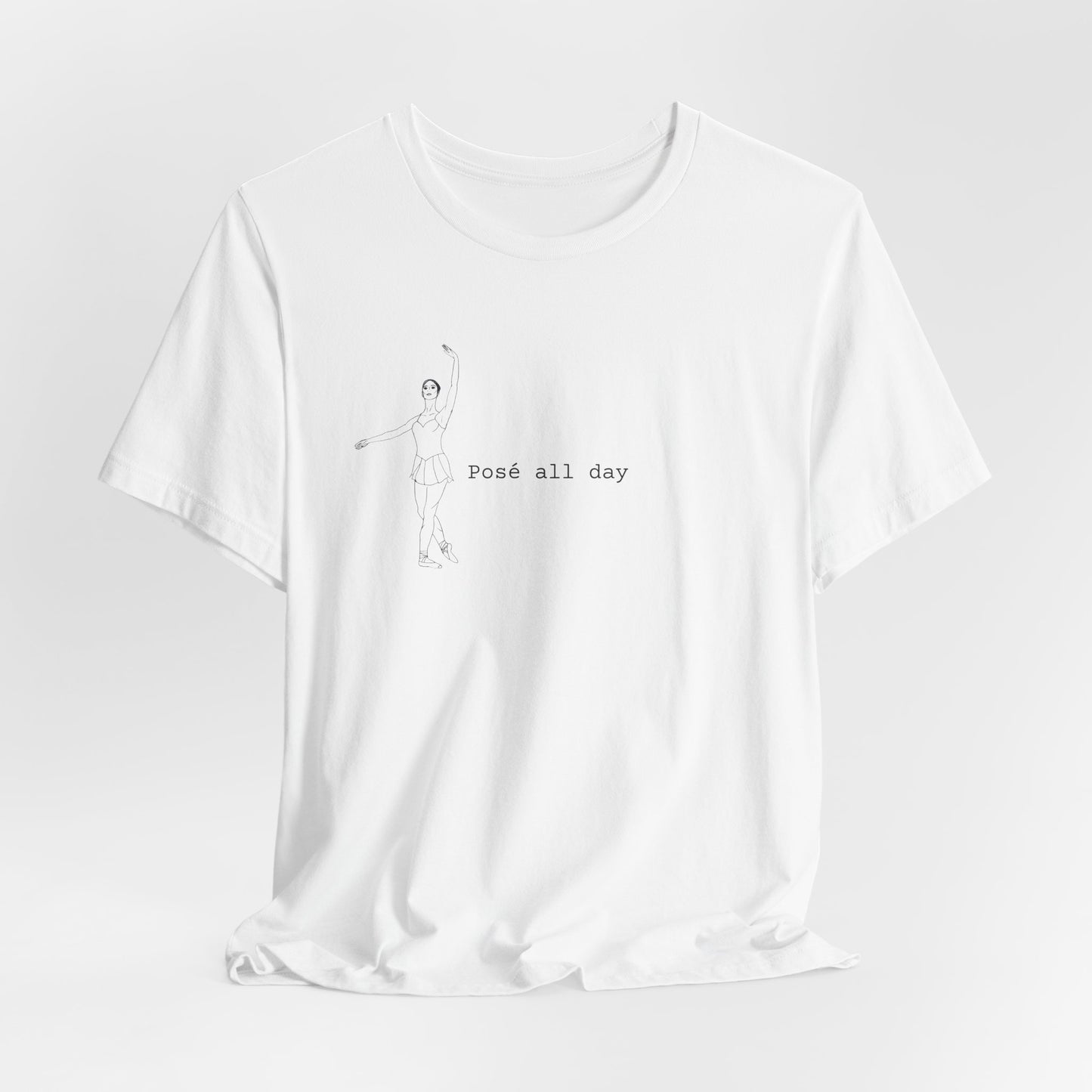 T-Shirt 'Posé All Day' Ballet Tee