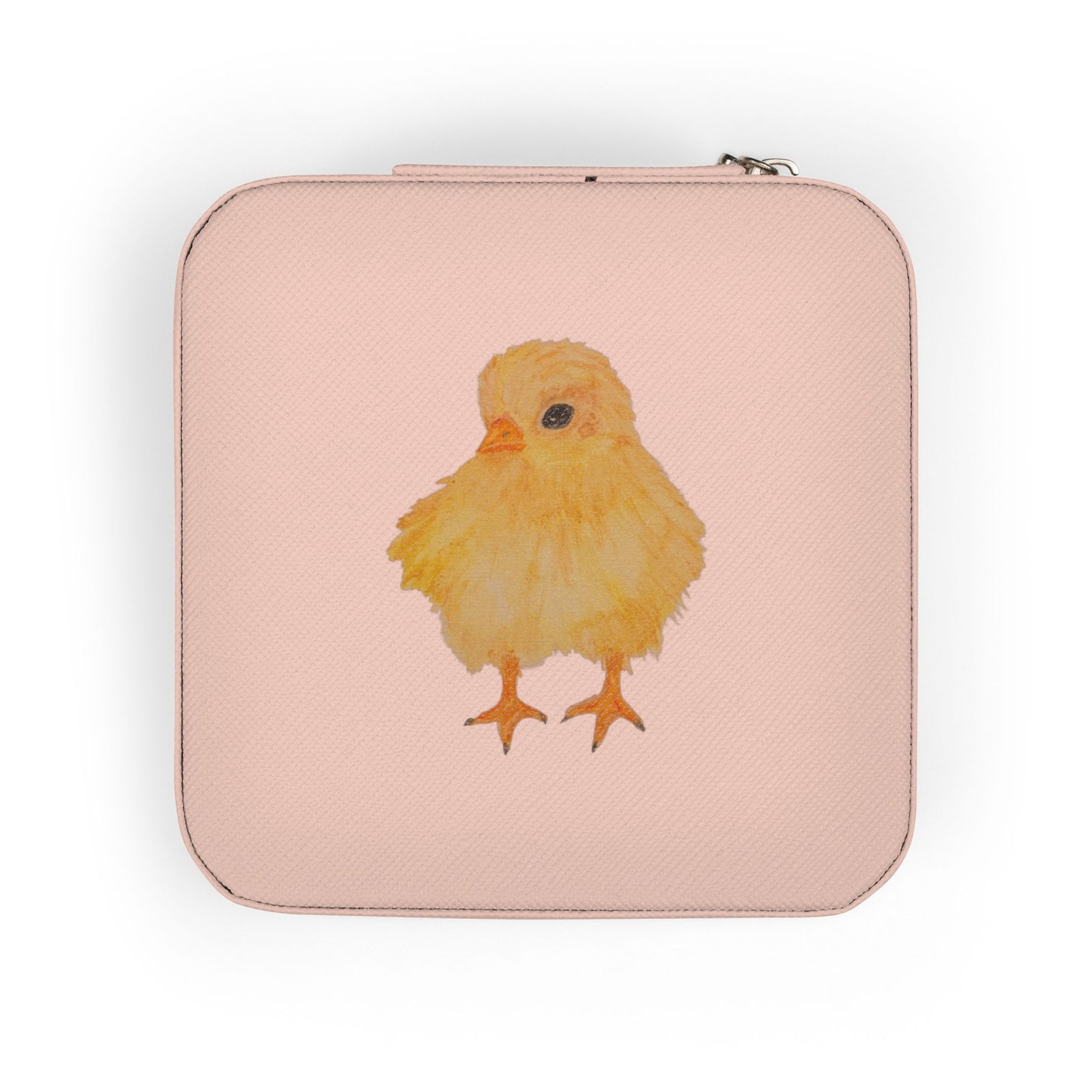 Baby Chick Travel Jewelry Organizer Case — Compact Easter Gift