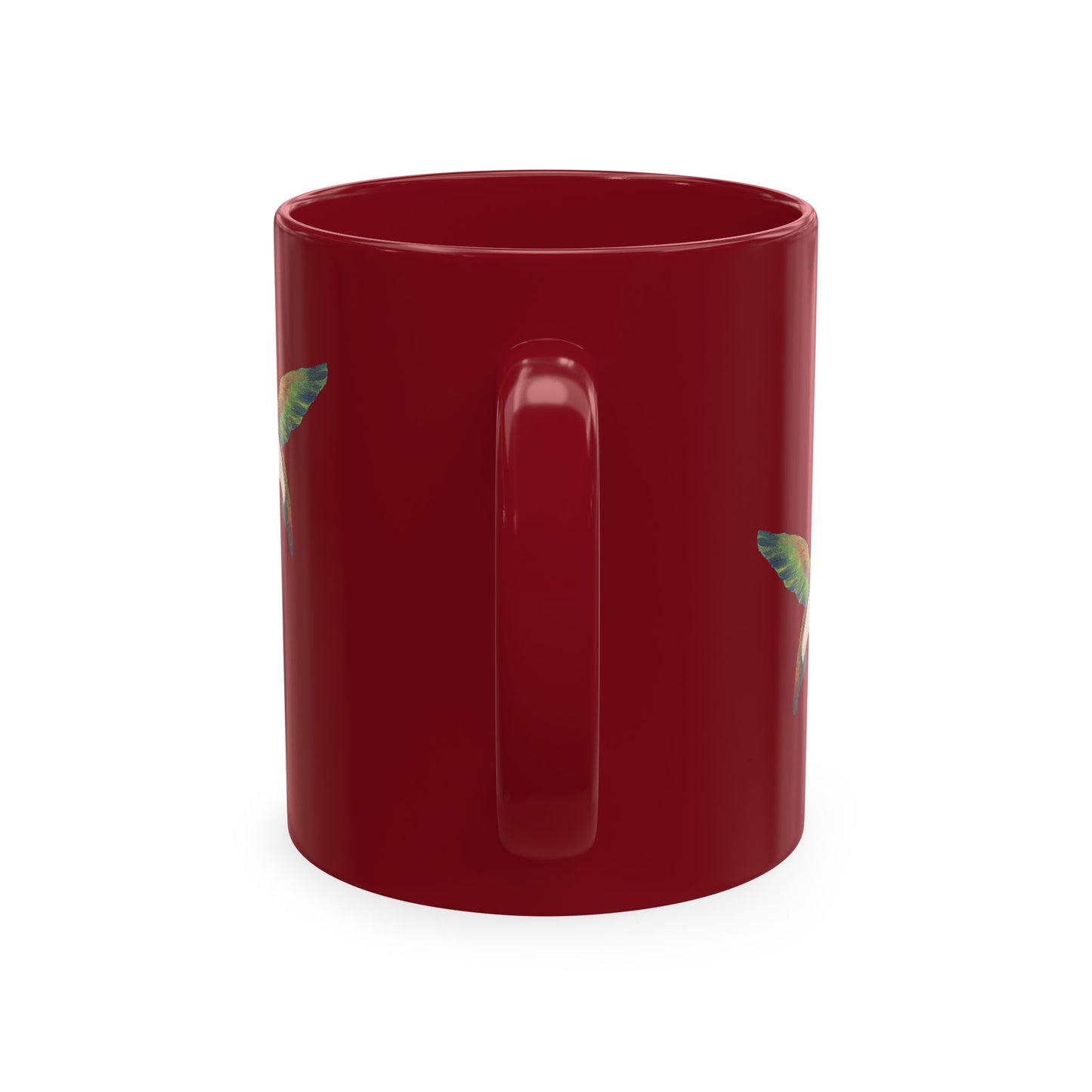 Hummingbird Pattern Ceramic Mug