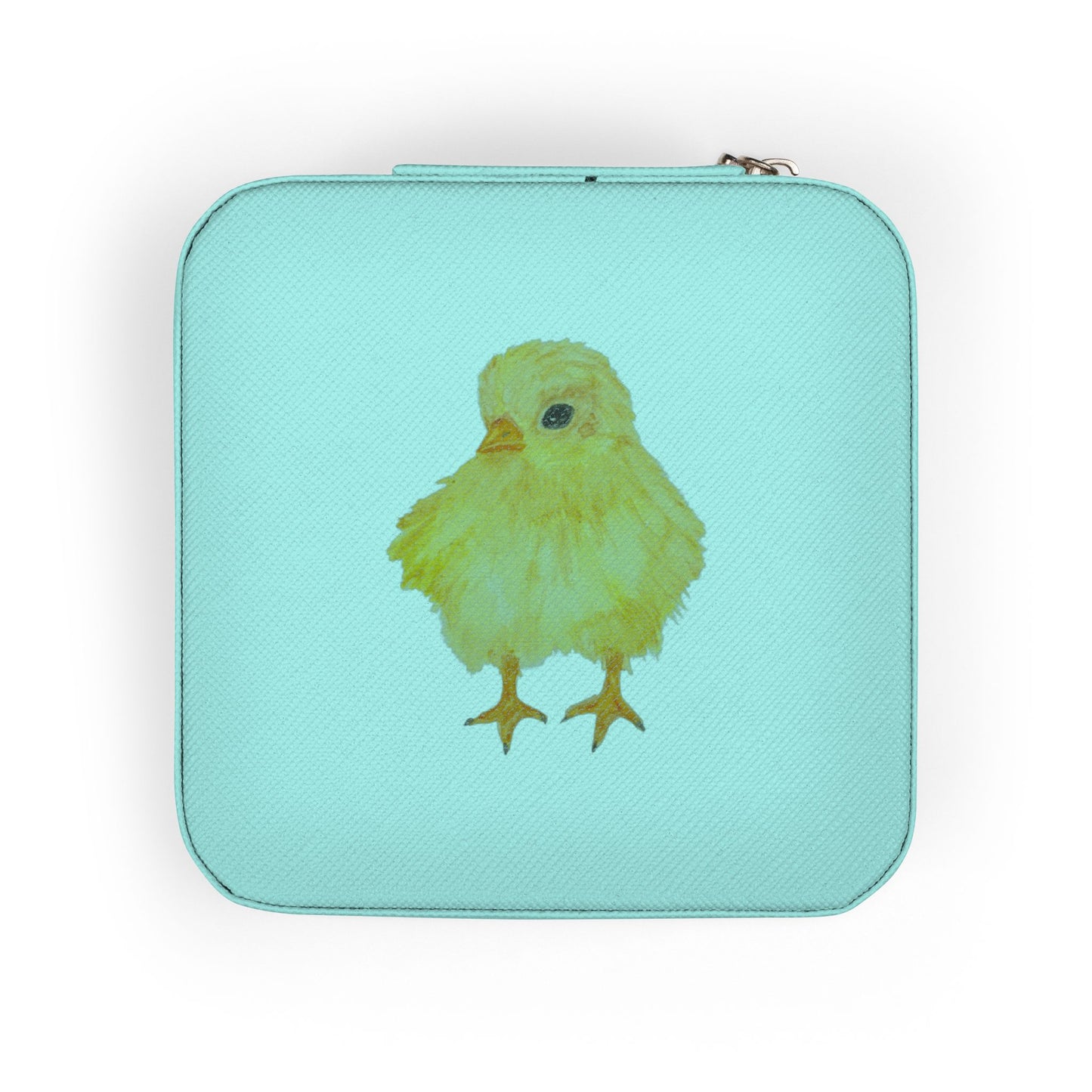 Baby Chick Travel Jewelry Organizer Case — Compact Easter Gift