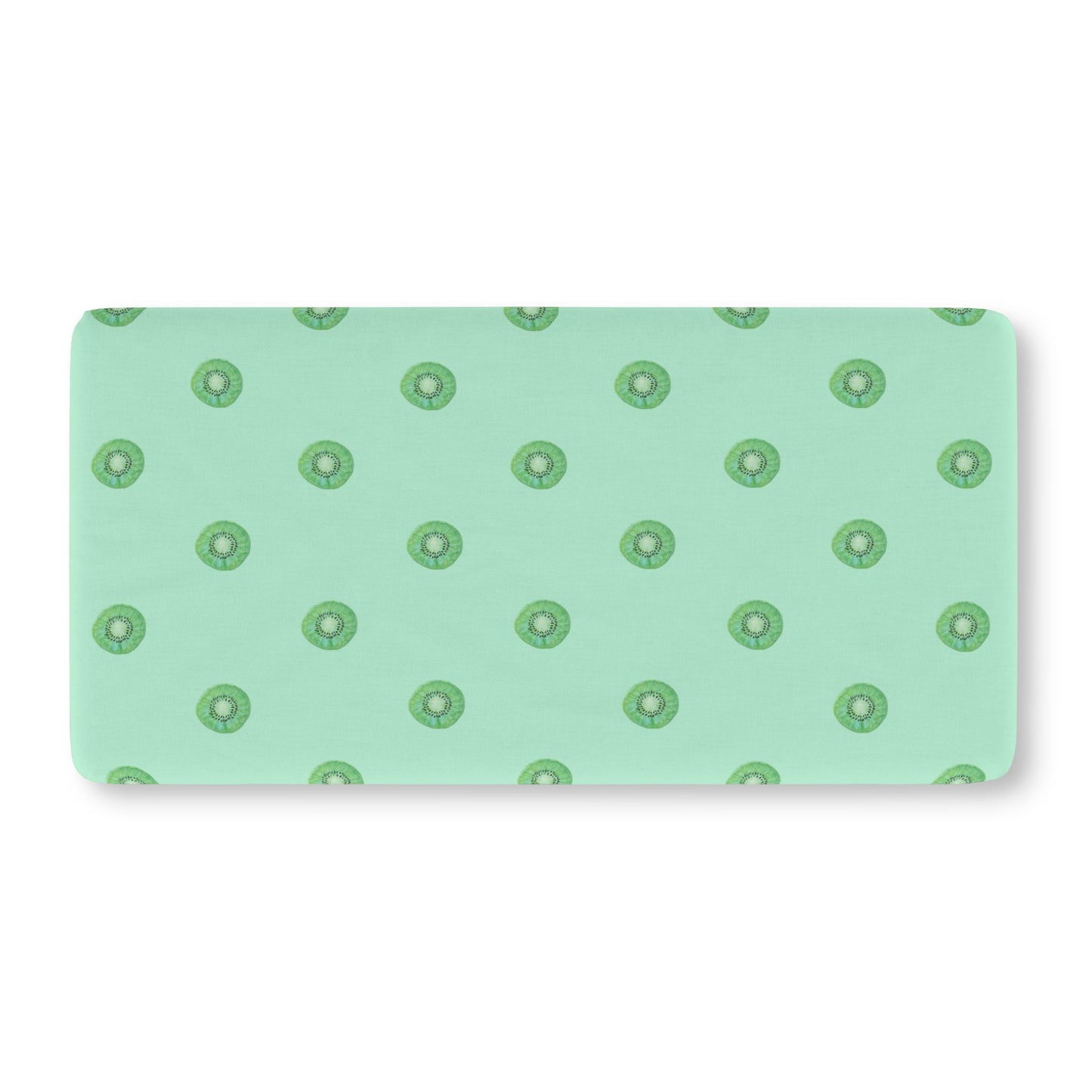 Kiwi Green Fitted Baby Crib Sheet — Soft Nursery Bedding