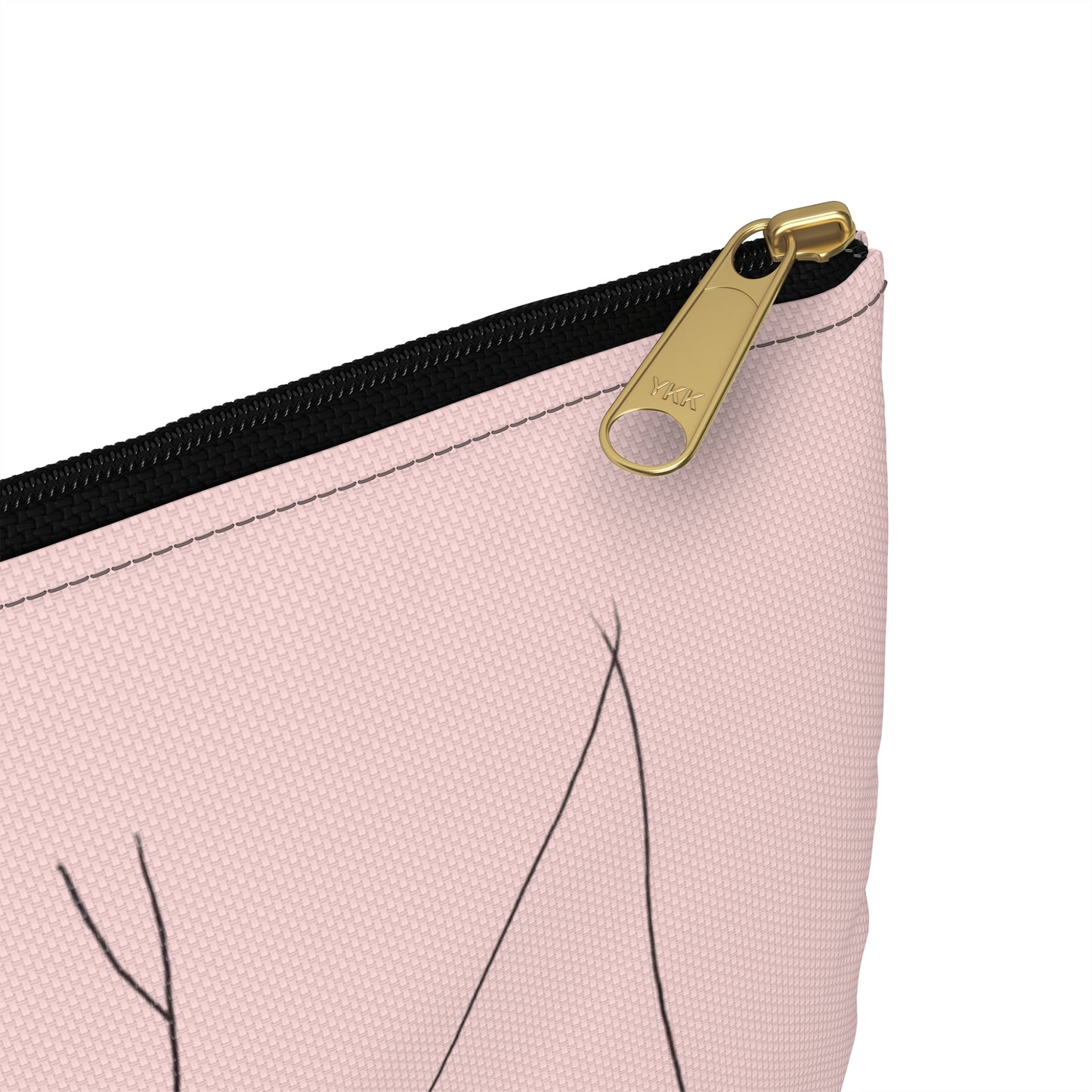 Ballet Shoes Pink Accessory Pouch — Makeup Bag for Dancers