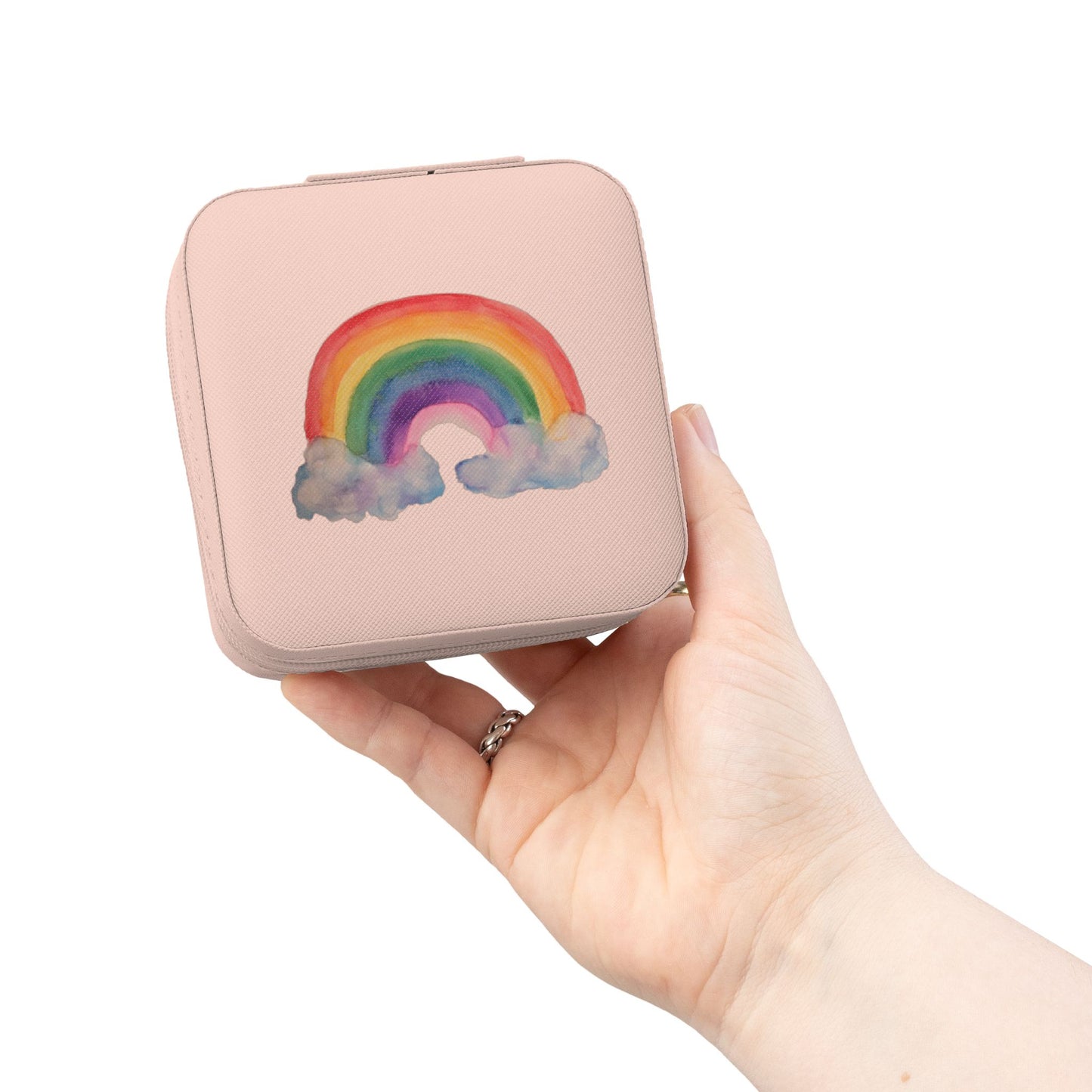 Rainbow Jewelry Travel Case