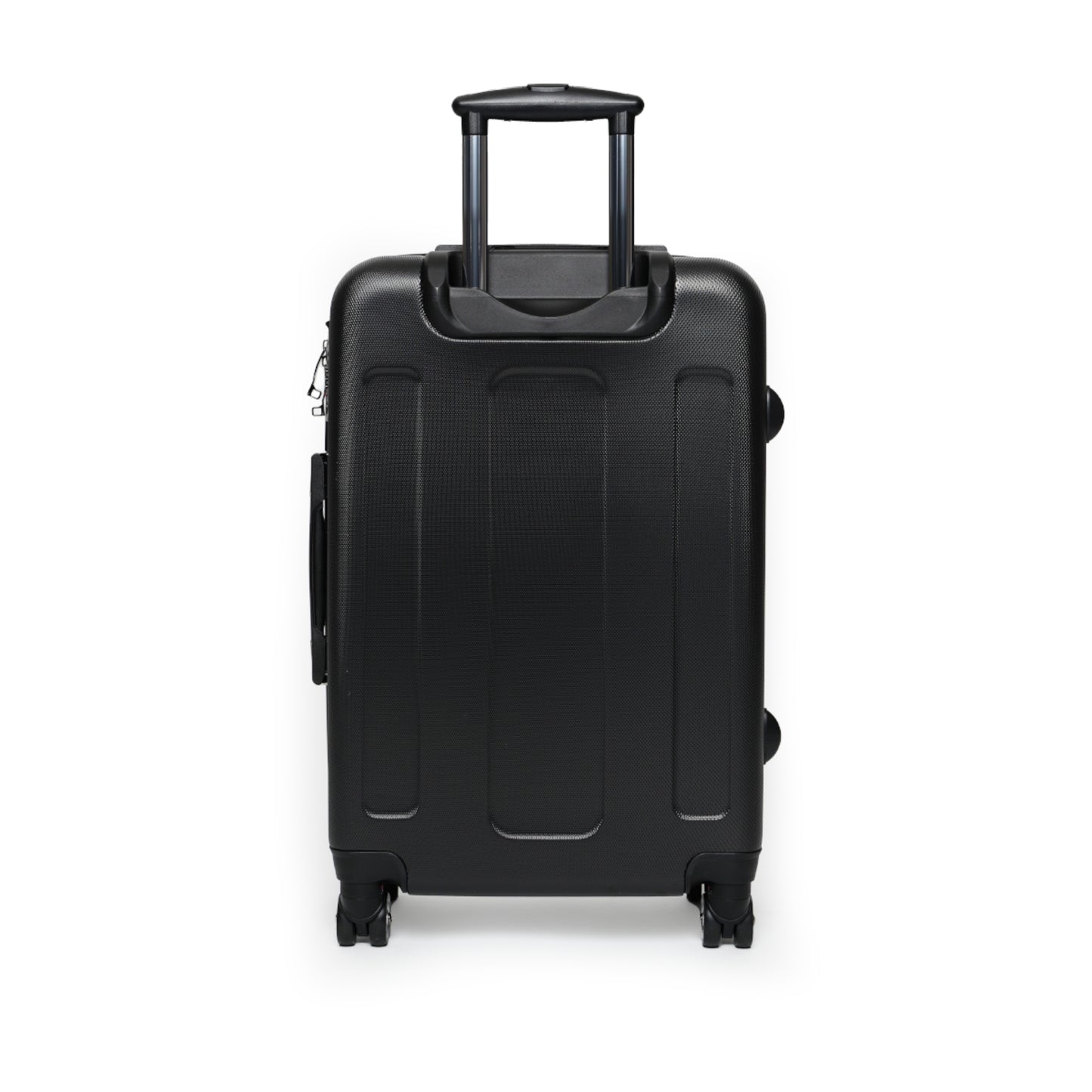 Red Begonia Floral Hard-Shell Carry-On Suitcase