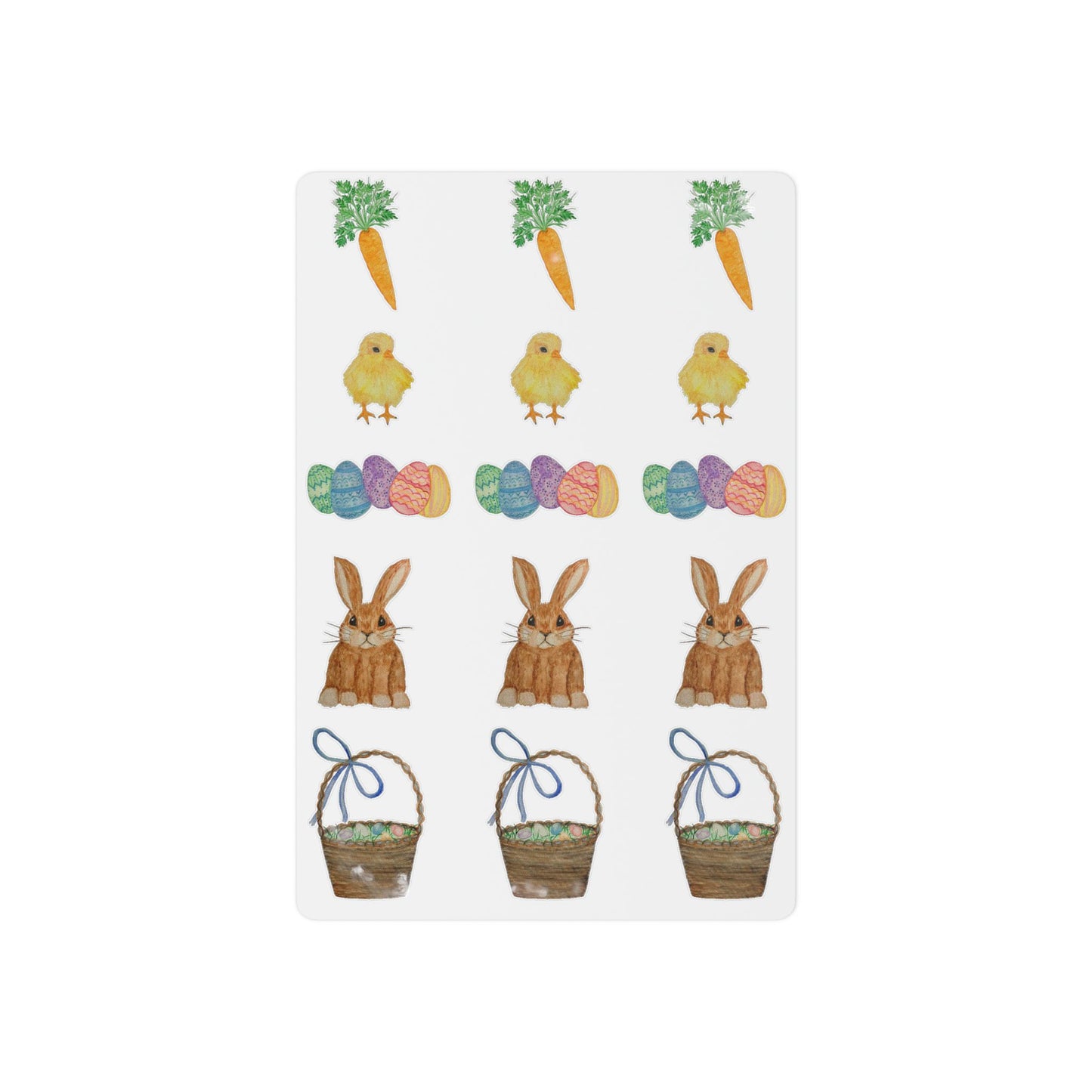 Easter Temporary Tattoo Pack — Bunnies, Chicks, Carrots & Eggs