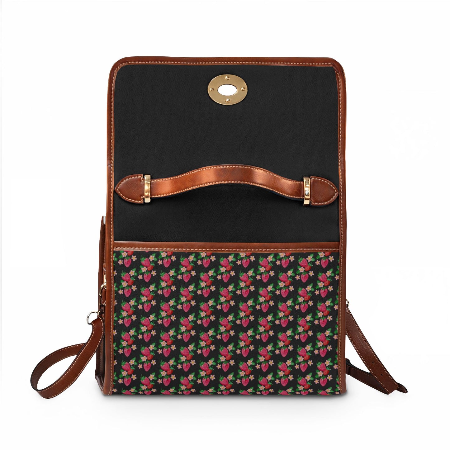 Strawberry Pattern Crossbody Purse