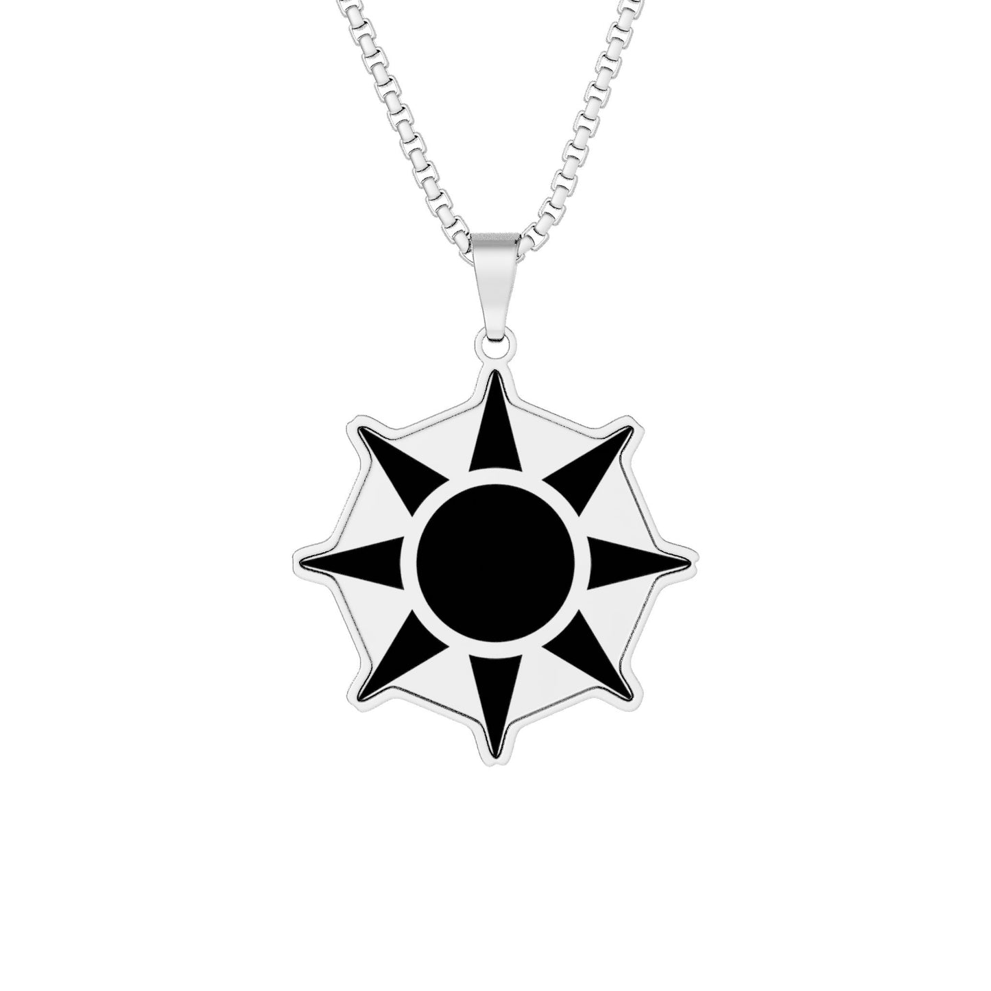 Sun Compass Pendant Necklace
