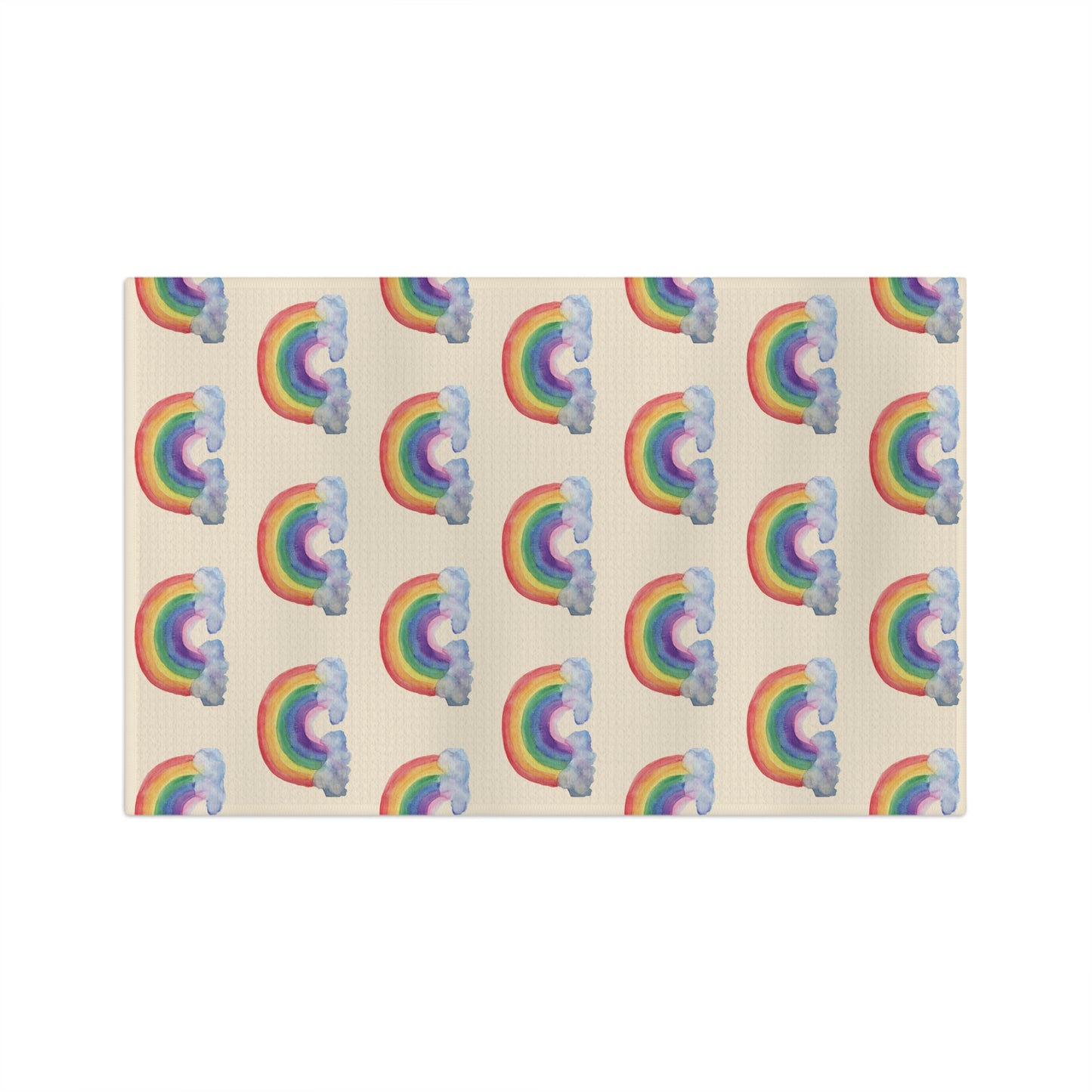 Cute Microfiber Rainbow Tea Towel