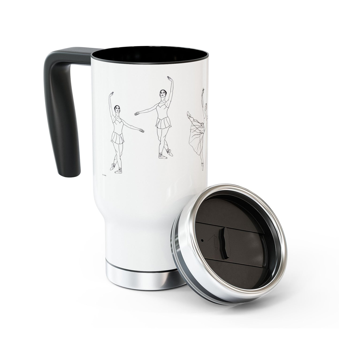 Corps de Ballet Travel Mug — 14oz Insulated Dance Coffee Tumbler